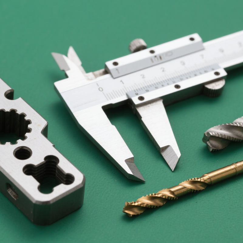 jimeng-2025-08-09-2981-游标卡尺、游标卡尺和丝锥模具