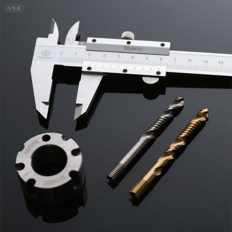jimeng-2025-08-09-6298-游标卡尺、游标卡尺和丝锥模具